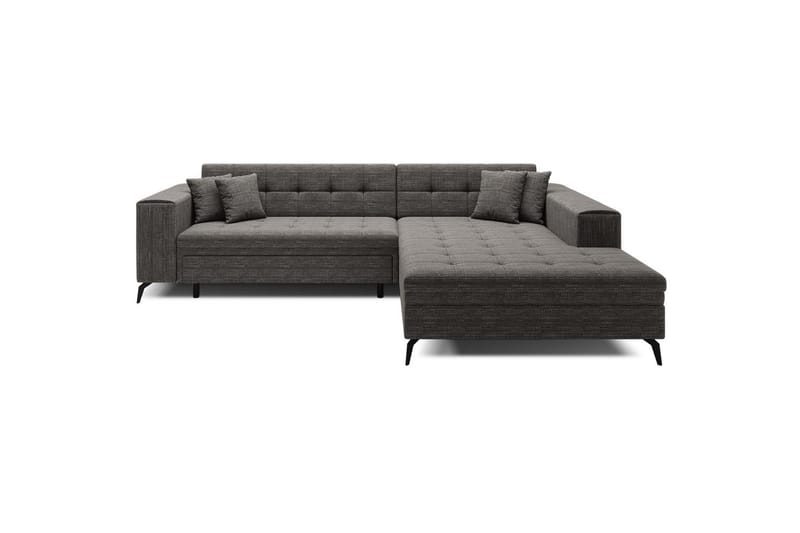 Hjørnesofa Eltap Solange 292x196x84 cm - Berlin 01, Grå, Høyre - Møbler - Sofaer - Sovesofaer - Sovesofa divan