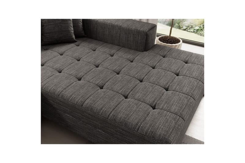 Hjørnesofa Eltap Solange 292x196x84 cm - Berlin 01, Grå, Høyre - Møbler - Sofaer - Sovesofaer - Sovesofa divan