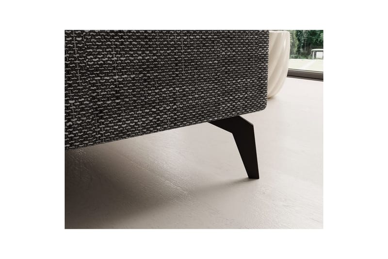 Hjørnesofa Eltap Solange 292x196x84 cm - Berlin 01, Grå, Venstre - Møbler - Sofaer - Sovesofaer - Sovesofa divan