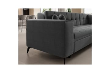 Hjørnesofa Eltap Solange 292x196x84 cm - Inari 96, Mørk grå, Høyre - Møbler - Sofaer - Sovesofaer - Sovesofa divan