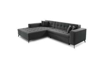 Hjørnesofa Eltap Solange 292x196x84 cm - Inari 96, Mørk grå, Venstre - Møbler - Sofaer - Sovesofaer - Sovesofa divan