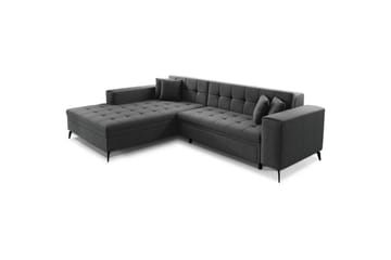 Hjørnesofa Eltap Solange 292x196x84 cm - Inari 96, Mørk grå, Venstre - Møbler - Sofaer - Sovesofaer - Sovesofa divan