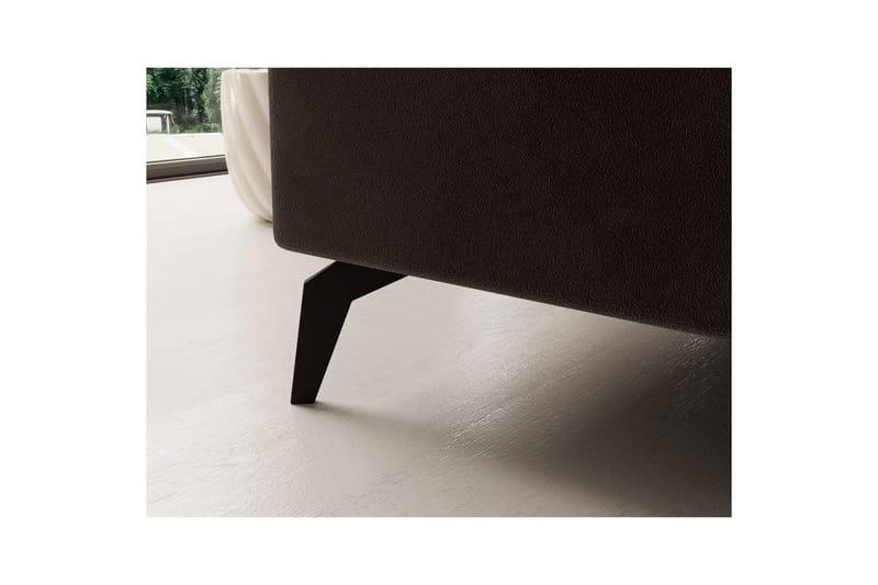 Hjørnesofa Eltap Solange 292x196x84 cm - Mat Velvet 29, Mørk brun, Høyre - Møbler - Sofaer - Sovesofaer - Sovesofa divan
