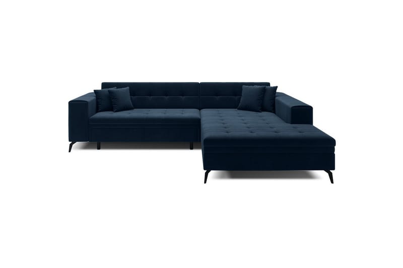 Hjørnesofa Eltap Solange 292x196x84 cm, Monolith 77, Mørk Blå, Høyre