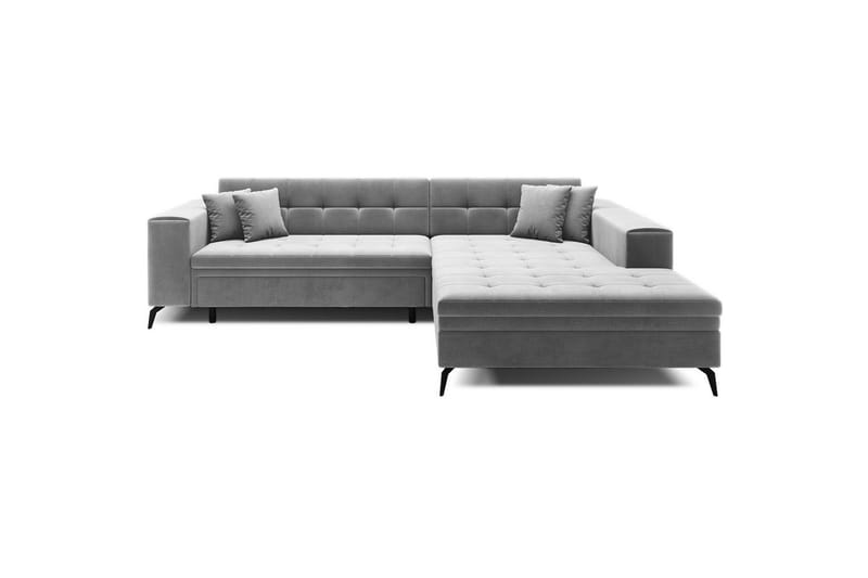 Hjørnesofa Eltap Solange 292x196x84 cm - Monolith 84, Grå, Høyre - Møbler - Sofaer - Sovesofaer - Sovesofa divan