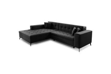 Hjørnesofa Eltap Solange 292x196x84 cm - Sawana 14, Svart, Venstre - Møbler - Sofaer - Sovesofaer - Sovesofa divan