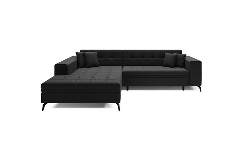 Hjørnesofa Eltap Solange 292x196x84 cm - Sawana 14, Svart, Venstre - Møbler - Sofaer - Sovesofaer - Sovesofa divan