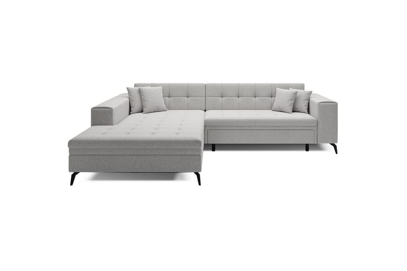 Hjørnesofa Eltap Solange 292x196x84 cm - Trekk 02, Beige, Venstre - Møbler - Sofaer - Sovesofaer - Sovesofa divan
