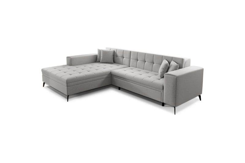 Hjørnesofa Eltap Solange 292x196x84 cm - Trekk 02, Beige, Venstre - Møbler - Sofaer - Sovesofaer - Sovesofa divan