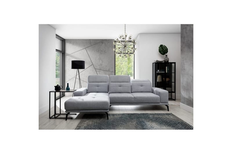 Hjørnesofa Eltap Torrense 265x175x98 cm - Primo 88, grå, Venstre - Møbler - Sofaer - Sovesofaer - Sovesofa divan