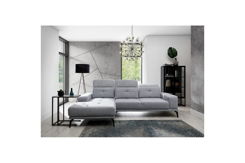 Hjørnesofa Eltap Torrense 265x175x98 cm - Primo 88, grå, Venstre - Møbler - Sofaer - Sovesofaer - Sovesofa divan