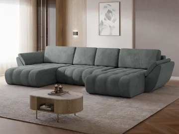 hjørnesofa Faro Lumo 75 - Grå - Møbler - Sofaer - Sovesofaer - Hjørnesovesofa