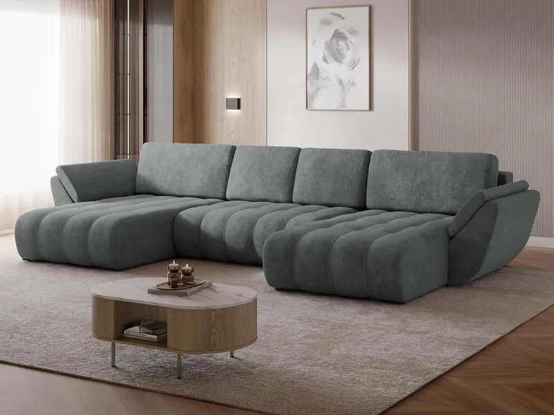 hjørnesofa Faro Lumo 75 - Grå - Møbler - Sofaer - Sovesofaer - Hjørnesovesofa