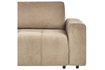 Hjørnesofa høyrevendt Innvik - Brun, 213x156 cm - Møbler - Sofaer - Sovesofaer - Langsgående sovesofa