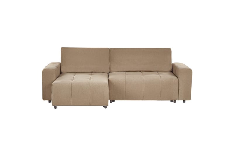 Hjørnesofa høyrevendt Innvik, Brun, 213x156 cm