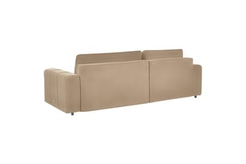 Hjørnesofa høyrevendt Innvik - Brun, 213x156 cm - Møbler - Sofaer - Sovesofaer - Langsgående sovesofa