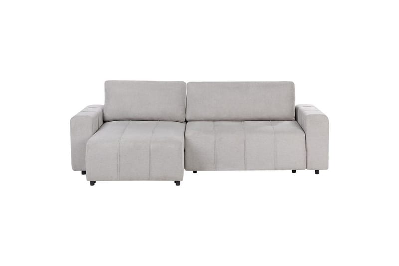 Hjørnesofa høyrevendt Innvik - Grå, 213x156 cm - Møbler - Sofaer - Sovesofaer - Langsgående sovesofa