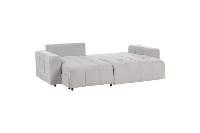 Hjørnesofa høyrevendt Innvik - Grå, 213x156 cm - Møbler - Sofaer - Sovesofaer - Langsgående sovesofa