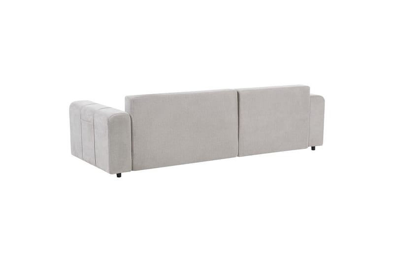 Hjørnesofa høyrevendt Innvik - Grå, 213x156 cm - Møbler - Sofaer - Sovesofaer - Langsgående sovesofa