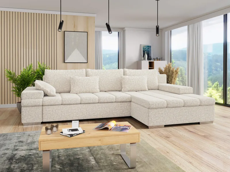 hjørnesofa Hjørnesofa BANGKOK Bella 05 Høyre - Møbler - Sofaer - Sovesofaer - Langsgående sovesofa