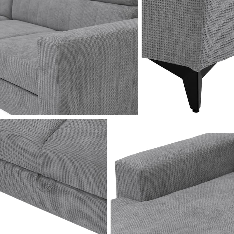 hjørnesofa Hjørnesofa MILANO DM Flow 21 Høyre - Møbler - Sofaer - Sovesofaer - Langsgående sovesofa