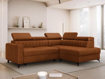 hjørnesofa Hjørnesofa MILANO Flow 09 Høyre - Møbler - Sofaer - Sovesofaer - Langsgående sovesofa