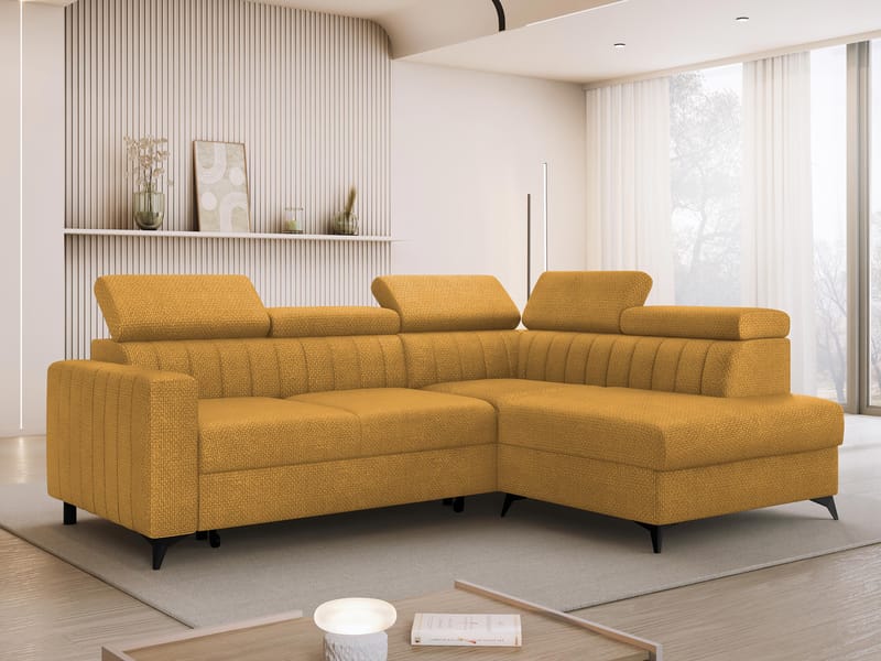 hjørnesofa Hjørnesofa MILANO Flow 10 Høyre - Møbler - Sofaer - Sovesofaer - Langsgående sovesofa