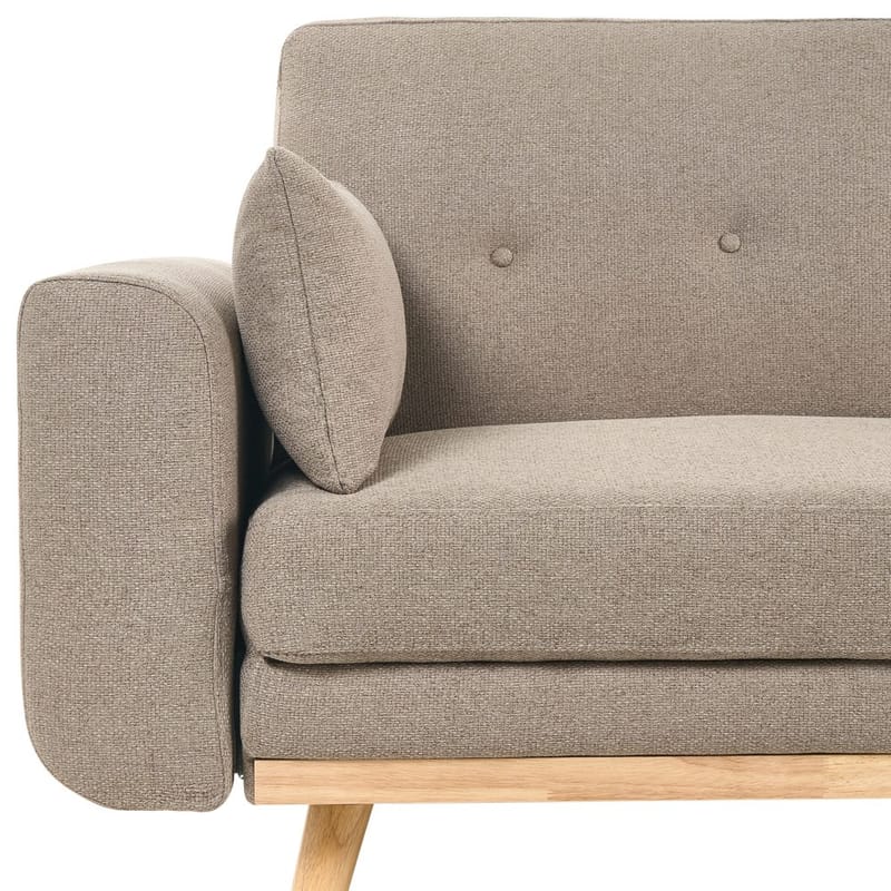 Hjørnesofa Kaarina - Brun, Svart - Møbler - Sofaer - Sovesofaer - Hjørnesovesofa