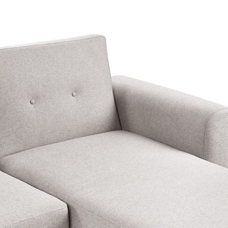 Hjørnesofa Kaarina - Grå, brun - Møbler - Sofaer - Sovesofaer - Hjørnesovesofa