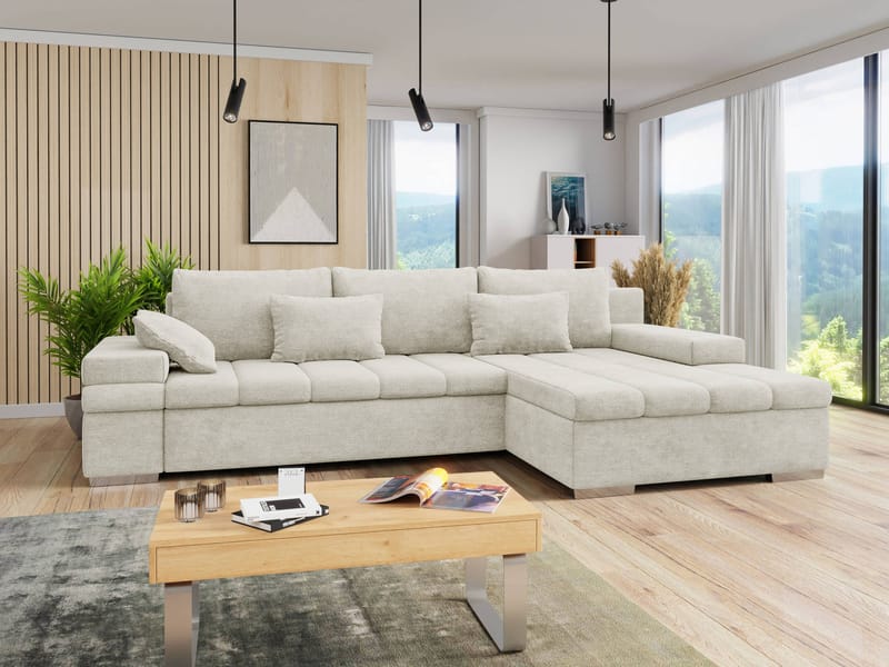 hjørnesofa NO_BRAND Hjørnesofa BANGKOK Lumo 55 Høyre - Møbler - Sofaer - Sovesofaer - Hjørnesovesofa