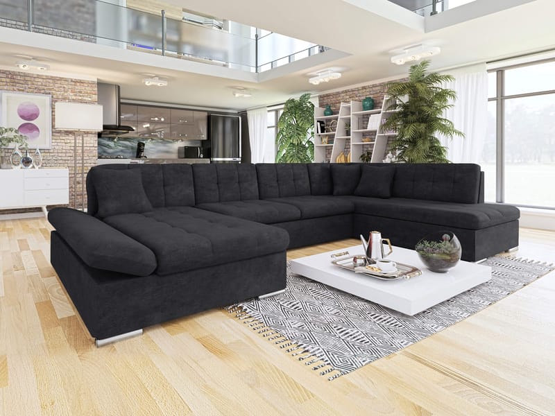 hjørnesofa NO_BRAND Hjørnesofa BERGEN Margo 227.09 Høyre - Møbler - Sofaer - Sovesofaer - Hjørnesovesofa
