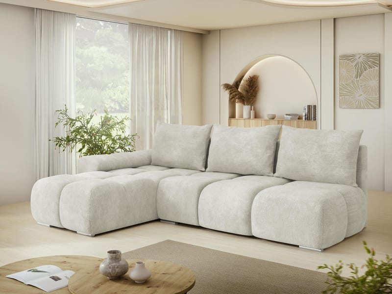 hjørnesofa NO_BRAND Hjørnesofa BESTII Lumo 55 Venstre - Møbler - Sofaer - Sovesofaer - Hjørnesovesofa