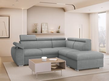 hjørnesofa NO_BRAND Hjørnesofa BOSTON 2 Flow 17 Høyre - Møbler - Sofaer - Sovesofaer - Hjørnesovesofa