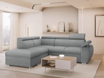 hjørnesofa NO_BRAND Hjørnesofa BOSTON 2 Flow 17 Venstre - Møbler - Sofaer - Sovesofaer - Hjørnesovesofa