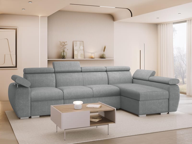 hjørnesofa NO_BRAND Hjørnesofa BOSTON Flow 17 Høyre - Møbler - Sofaer - Sovesofaer - Hjørnesovesofa