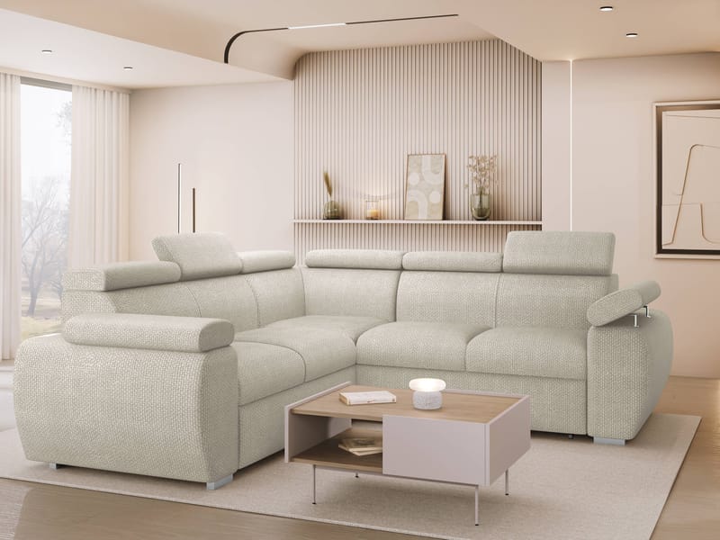 hjørnesofa NO_BRAND Hjørnesofa BOSTON MAXI Flow 03 - Møbler - Sofaer - Sovesofaer - Hjørnesovesofa