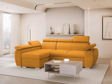 hjørnesofa NO_BRAND Hjørnesofa BOSTON MINI Flow 10 Venstre - Møbler - Sofaer - Sovesofaer - Hjørnesovesofa