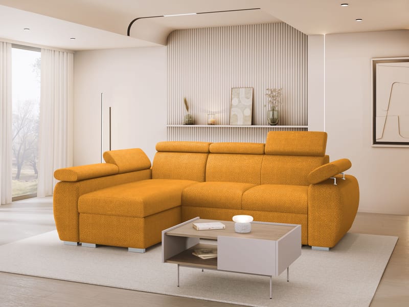 hjørnesofa NO_BRAND Hjørnesofa BOSTON MINI Flow 10 Venstre - Møbler - Sofaer - Sovesofaer - Hjørnesovesofa