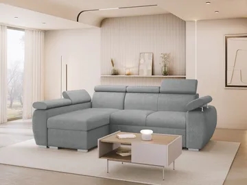 hjørnesofa NO_BRAND Hjørnesofa BOSTON MINI Flow 17 Venstre - Møbler - Sofaer - Sovesofaer - Hjørnesovesofa