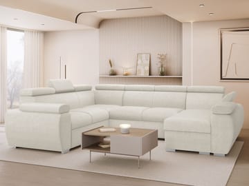 hjørnesofa NO_BRAND Hjørnesofa BOSTON U Flow 06 Høyre - Møbler - Sofaer - Sovesofaer - Hjørnesovesofa