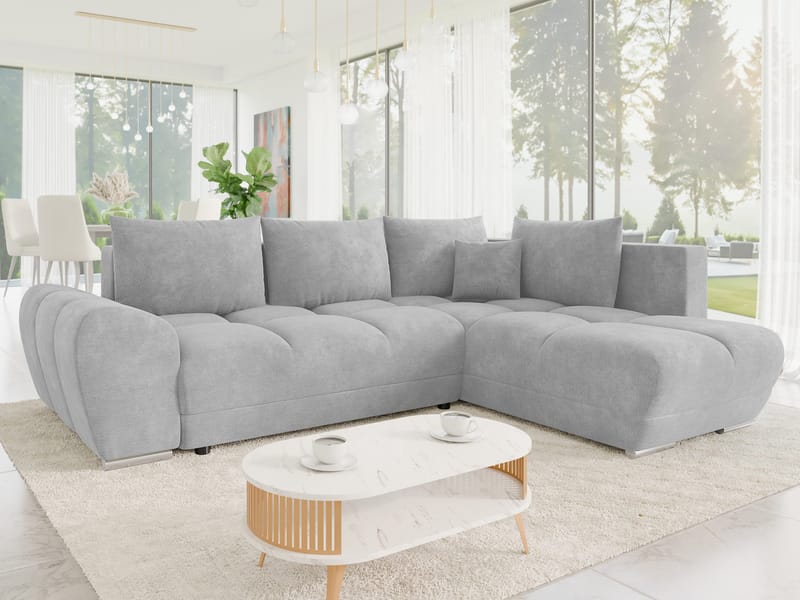 hjørnesofa NO_BRAND Hjørnesofa FORREST Lumo 65 Høyre - Møbler - Sofaer - Sovesofaer - Hjørnesovesofa