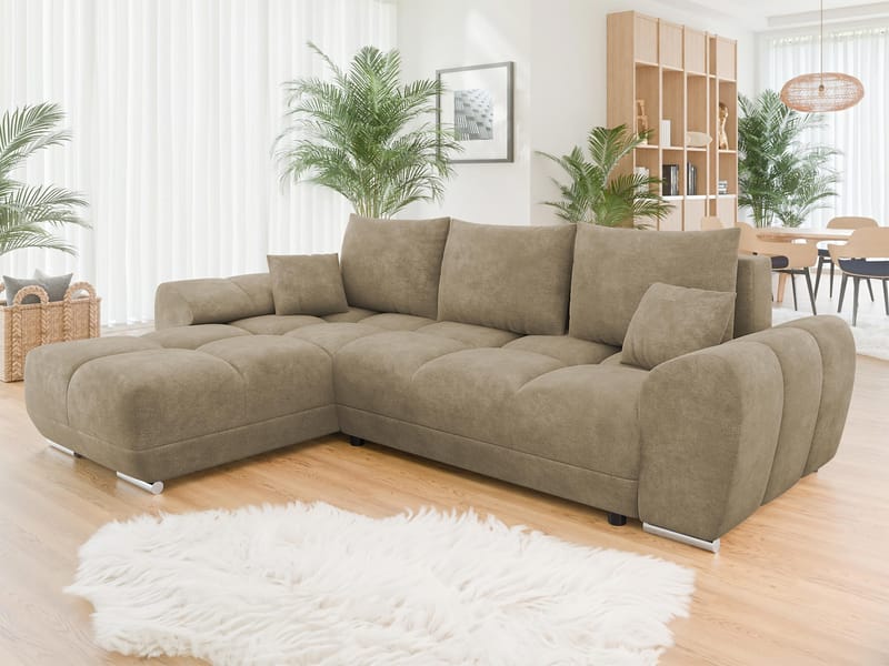 hjørnesofa NO_BRAND Hjørnesofa LOGO L Lumo 30 - Møbler - Sofaer - Sovesofaer - Hjørnesovesofa