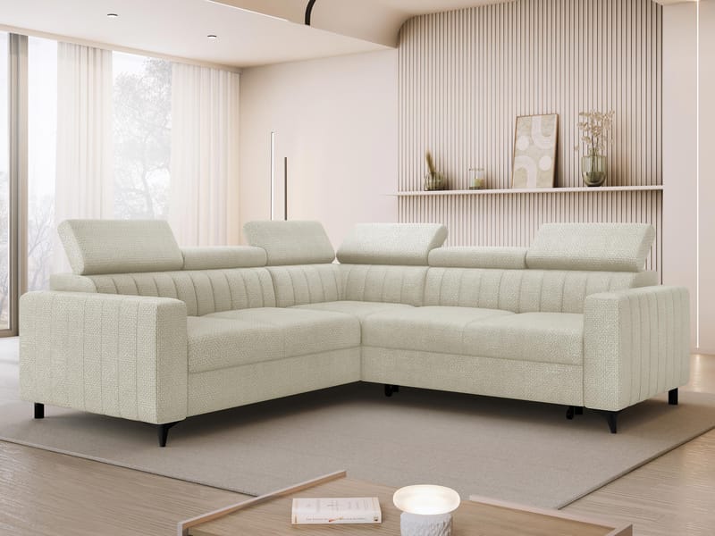 hjørnesofa NO_BRAND Hjørnesofa MILANO 2R2 Flow 03 - Møbler - Sofaer - Sovesofaer - Hjørnesovesofa