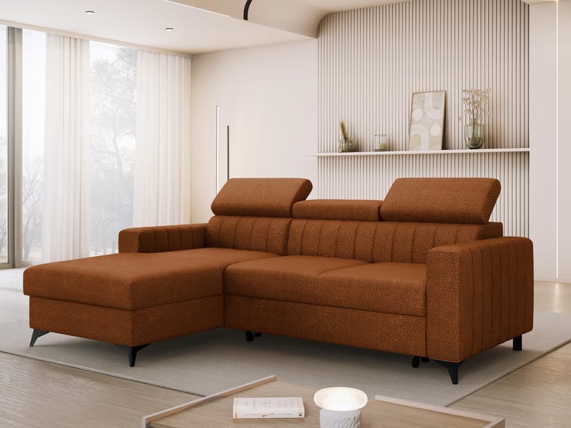 hjørnesofa NO_BRAND Hjørnesofa MILANO DM Flow 09 Venstre - Møbler - Sofaer - Sovesofaer - Hjørnesovesofa