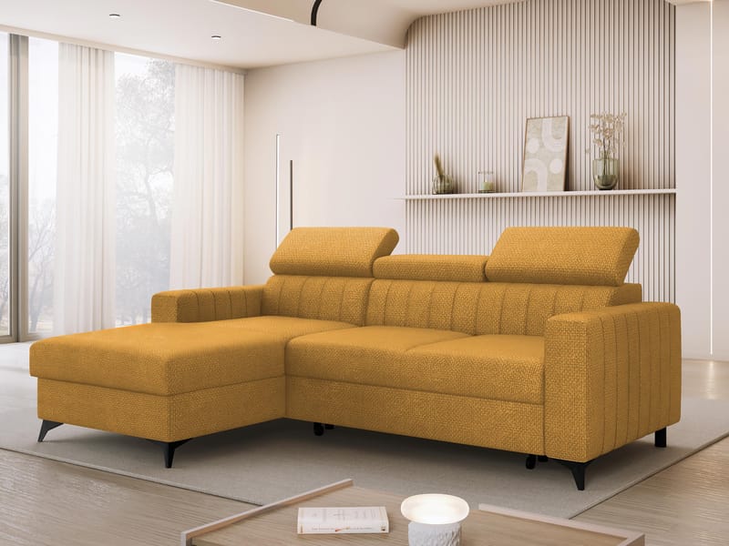 hjørnesofa NO_BRAND Hjørnesofa MILANO DM Flow 10 Venstre - Møbler - Sofaer - Sovesofaer - Hjørnesovesofa