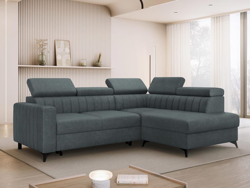 hjørnesofa NO_BRAND Hjørnesofa MILANO Flow 21 Høyre - Møbler - Sofaer - Sovesofaer - Hjørnesovesofa