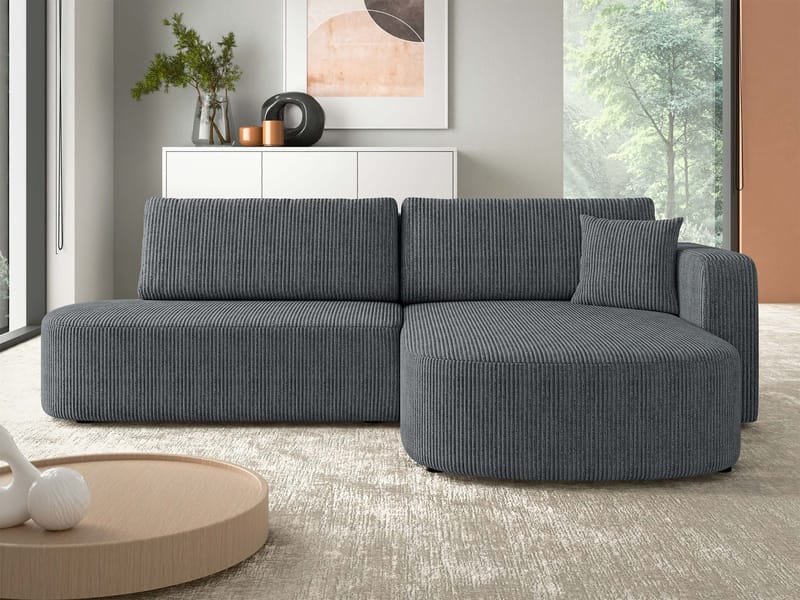 hjørnesofa NO_BRAND Hjørnesofa ZERTE Poso 22 Høyre - Møbler - Sofaer - Sovesofaer - Hjørnesovesofa