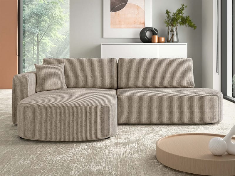 hjørnesofa NO_BRAND Hjørnesofa ZERTE Poso 02 Venstre - Møbler - Sofaer - Sovesofaer - Hjørnesovesofa