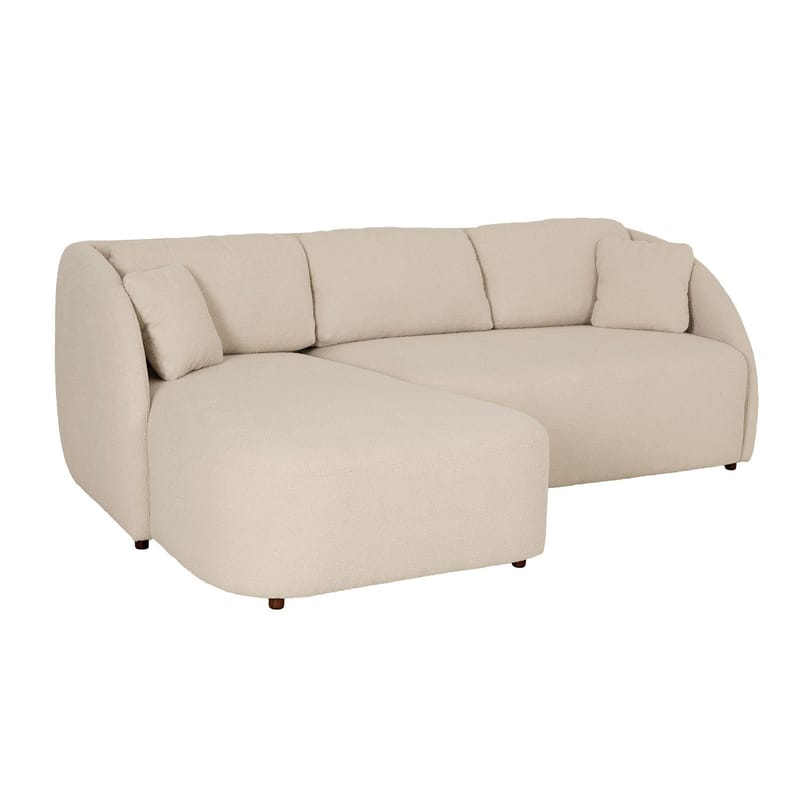Hjørnesofa Norrby Venstre - kremfarget - Møbler - Sofaer - Sovesofaer - Hjørnesovesofa