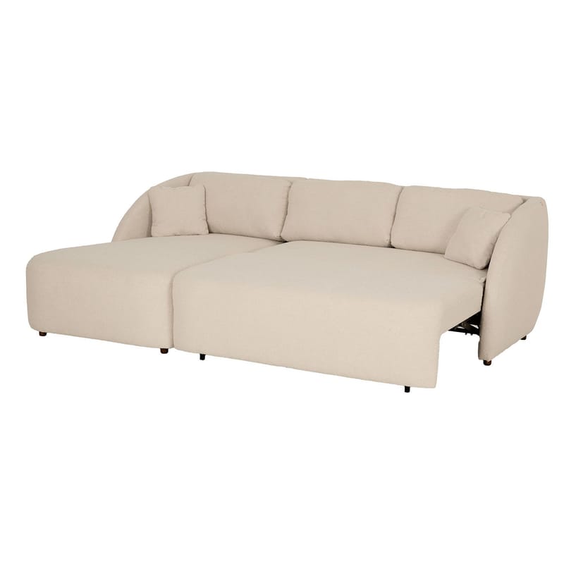 Hjørnesofa Norrby Venstre - kremfarget - Møbler - Sofaer - Sovesofaer - Hjørnesovesofa